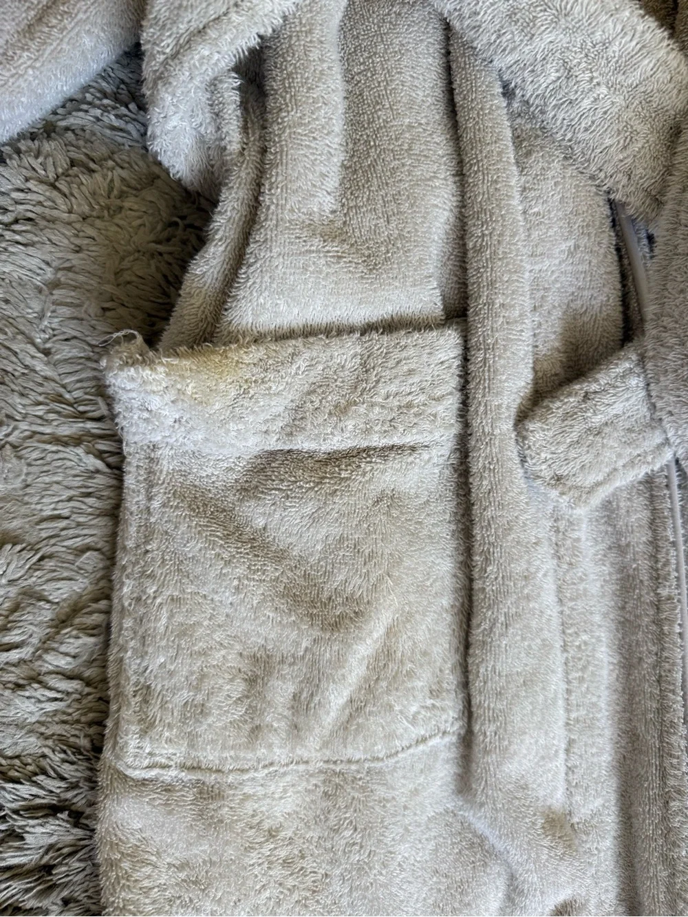 Frette gray heavy robe size XS 100% cotton